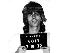 Keith Richards Mug Shot Photographie 27,9 x 35,6 cm - Magnifique portrait de 1972 - The Rolling Stones - Busted - Warwick, RI - Rock and Roll - The Seventies - Photo emblématique - Photo rare - Poster