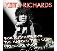 KEITH RICHARDS - RUN RUDOLPH RUN LIMITED EDT. SPLATTER VINYL LP SINGLE NEUF