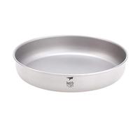 Keith Ti8702 Soucoupe en titane pour camping, randonnée, barbecue, voyage 1 l