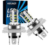 Keiurot Ampoule H4 LED Phare Moto HS1 HB2 9003 LED Phare Ampoule Pour Moto Phares Haut et Bas Hi/Lo Faisceau 30SMD 2016 LED Puces Blanc, Lot de 2