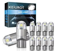 Keiurot W5W Led T10 led Ampoule Blanc 194 168 2825 Wedge Led Ampoules De Voiture Dôme Intérieur Carte Porte Lumière Led Ampoule Plaque Immatriculation Ampoules DC12V 10PCS