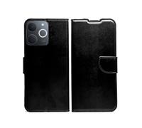 KEJI Étui pour realme Note 70T, étui à rabat en cuir portefeuille avec étui Flip Stand Fermeture magnétique realme Note 70T, élégant (noir)