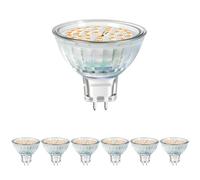 KEJIYILT MR16 Ampoule GU5.3 LED 12V 5W, Angle de Faisceau de 120°, 450LM Non Dimmable, Equivalent à 50W Halogène, Ampoule Spot LED GU5.3 pour Plafonnier, Éclairage Paysager, 6 pièces (3000K)