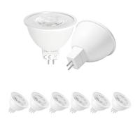 KEJIYILT MR16 Ampoule GU5.3 LED 12V 7W, Angle de Faisceau de 38°, 650LM Non Dimmable, Equivalent à 65W Halogène, Ampoule Spot LED GU5.3 pour Plafonnier, Éclairage Paysager, 6 pièces (4000K)