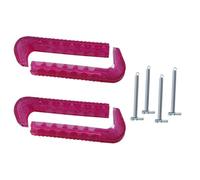 kekaa Protège-Lames Souples en Plastique pour Patins de Hockey sur Glace et Patinage Artistique - Rouge Rose, 1 Paire, Femmes et Enfants