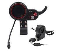 kekaa QS-S4 36V-60V Écran LCD D'Accélérateur au Pouce + Clé de Verrouillage D'Allumage pour Zero 8 9 10 8X 10X Scooter Électrique 6PIN Affichage E-Scooter Pièces