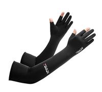 kekafu 1 paire de manchons de bras chinlon protection UV pour l'extérieur, Noir , taille unique