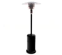 Kekai Poêle à Gaz pour Extérieur Acier Inoxydable 13 KW 81x221 cm Surface Chauffable 25 m² Couleur Noir