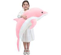 Kekeso Dauphin Jouets en Peluche Belle Peluche Douce Animal éTreignant Oreiller Dauphin PoupéEs pour Enfants Filles Dormir Coussin Cadeau (100cm/39.37in, Rose)