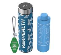 KEKHEALTH Pochette Isotherme Insuline 60H 1-3 Stylos Temp-Afficher, Trousse Isotherme Medicament, Glaciere Medicale Voyage, Kit Diabète Avec 2 Sachets de Glace(Noisette)