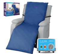 Kekoy Matelas Anti-Escarre pour Fauteuils Relax, Pompe Silencieuse, Housse Imperméable, Idéal pour Personnes Âgées et Récupération Postopératoire, 170x56 cm, Bleu Clair