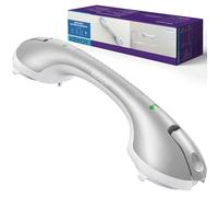 KEKOY Poignée Ventouse Salle de Bain avec Indicateur, Poignée Douche de Sécurité Robustes pour Baignoire, pour Personnes Âgées, Handicapées et Adultes, Sans Perçage et Amovible (Argent*1, 44,5 cm)