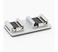 KEKS by antonKUNZE Adaptateur Sabot de Flash Double Argenté/chromé