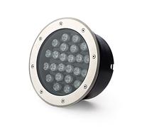 KEKSIS Spot LED Encastrable Exterieur Rond Lampe Paysage AC85-265V IP66 Étanche Lumières Enterrées pour Allée, Jardin, Sentier, Patio, Pelouse Lampe Encastrée dans Le Sol (Color : Warm White, Size :