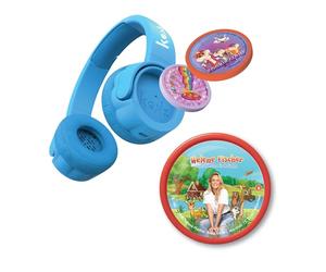 Kekz Helene Fischer Kit de démarrage Premium : Casque à Biscuits Bleu avec Helene Fischer, Les Plus Belles chansons pour Enfants, Jeu Audio Cookie Crew et Wunderkekz (Casque pour Enfants, Casque de