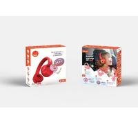 Kekz Starter Set Premium pour enfants Micro-casque supra-auriculaire rouge limitation de volume