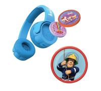 Kekz Kit de démarrage Premium Bleu : écouteurs à Biscuits avec Sam Le Pompier, Jeu Audio Cookie Crew et Wunderkekz (Casque pour Enfants, Casque de Voyage pour Les déplacements et la Maison)