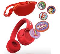Kekz Kit de démarrage Premium Rouge : Amazon Exclusif avec Grain de Biscuit Rouge, 3 puces Audio Disney, Cookie Crew, Jeu Audio Wunderkekz (Casque pour Enfants, Casque de Voyage pour Les déplacements