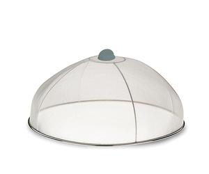 kela 11444 Couvre Plat Cara 35x15cm en Acier Inoxydable, Argent, 35 x 35 x 15 cm