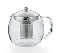 kela 11456 Théière en Verre avec Tamis en Acier Inoxydable, 1,5 l, Cylon