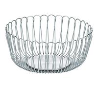 Kela 11499 Prato Corbeille à Fruits Acier Inoxydable Argent 21,5 x 21,5 x 10 cm