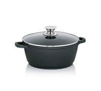 kela 11552 Marmite Kerros 24cm en Fonte d'aluminium, Cast, Noir, 24 cm