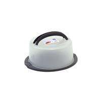 kela 12173 Récipient à gâteau, Plastique, Gris foncé, 38 x 33 x 17 cm