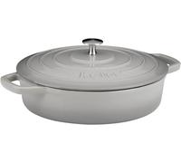 kela 12611 Cocotte avec couvercle, Fonte, Revêtement émaillé, Haute rétention de chaleur, Adapté à l'induction, 3,2 L
