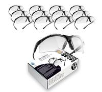 kela 12x Lunettes de protection SKY I Fabriqué en Allemagne | Lunettes de sécurité sans éclats avec revêtement anti-buée I branches de lunettes réglables | légères et transparentes lunettes de sport