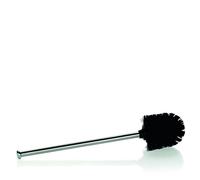 Kela 18963 balai brosse WC, acier inoxydable, brosse noire, diamètre 8,5 cm, 'Limbio'