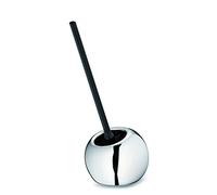 Kela 20044 Porte-Brosse WC en Céramique, Argent Brillant, Hauteur 41 cm, 'Mara'