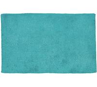 Kela 20446 Ladessa Tapis de Salle de Bain Coton Turquoise 55 x 65 cm