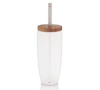 Kela 20960 set porte-brosse WC, céramique et bambou, 'Natura'