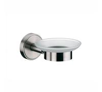 kela 21581 Porte-savon mural, acier inoxydable, 'Marbea' Transparent 15 x 11 x 4 cm