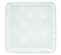 Kela 22360 Kreta Tapis de Douche PVC Blanc 55 x 55 x 1 cm