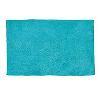 Kela 22462 Tapis de Bain Antidérapant Coton Turquoise 50 x 80 x 2 cm