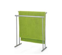 kela 22691 Porte-serviettes, acier inoxydable mat, longueur 76 cm, hauteur 85 cm, 'Priamo' Argent 85 x 76 x 30 cm