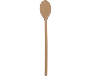 kela 23331 Cuillère Maribor 25cm d'hêtre, Bois, Beige, 25 x 3 x 1 cm
