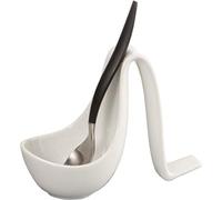 Kela Repose-cuillère 351748 Acier inoxydable blanc 20 x 10 x 10 cm