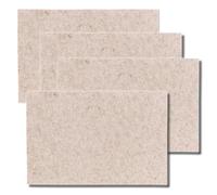 Kela (4 x 12325 Set de Table Felia-4 Pièces, Feutre, Beige, 45 x 30 x 2 cm