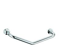 kela Aide à l'accès à la baignoire 49,5 cm MANO, barre d'appui pour seniors, barre murale pour douche ou baignoire, laiton chromé, brillant