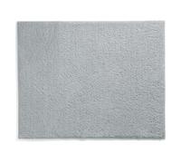 kela Badematte rutschfest 55 x 65 x 1,5 cm Maja, Badezimmerteppich Grau, waschbar, recyceltes Polyester, flauschiger Badvorleger