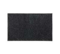 kela Tapis de Bain antidérapant 60 x 100 x 1,5 cm Maya - Gris foncé - Lavable - Polyester recyclé - Tapis de Bain Moelleux