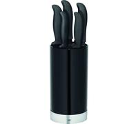 Kela Bloc à couteaux Acida noir PP-plastique, 5pcs