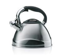 kela Bouilloire à Induction 3L, Bouilloire à flûte en Acier Inoxydable, pour Tous Les Types de cuisinières, avec Ouverture sécurisée du Couvercle verseur par Bouton-Poussoir, VARUS, Brillante