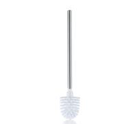 kela Brosse à WC avec Manche en Acier Inoxydable 42,5 cm, Brosse à WC, LA Brosse Original, Acier Inoxydable Mat, Blanc
