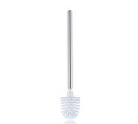 kela Brosse à WC avec Manche en Acier Inoxydable 42,5 cm, Brosse à WC, LA Brosse Original, Acier Inoxydable Brillant, Blanc
