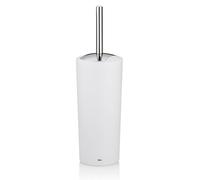 kela Brosse à WC Blanche Mate avec réservoir 36,5 cm, Brosse à WC Marta avec tête de Brosse Interchangeable, Ensemble de brosses WC