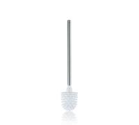 Kela Brosse WC-acier inoxydable Poignée La Brosse plastique PET blanc mat 42,5cm 8cmØ, 20146