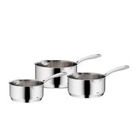 Ensemble de casseroles Flavoria 3 pièces, Acier inoxydable 18/10, Gray